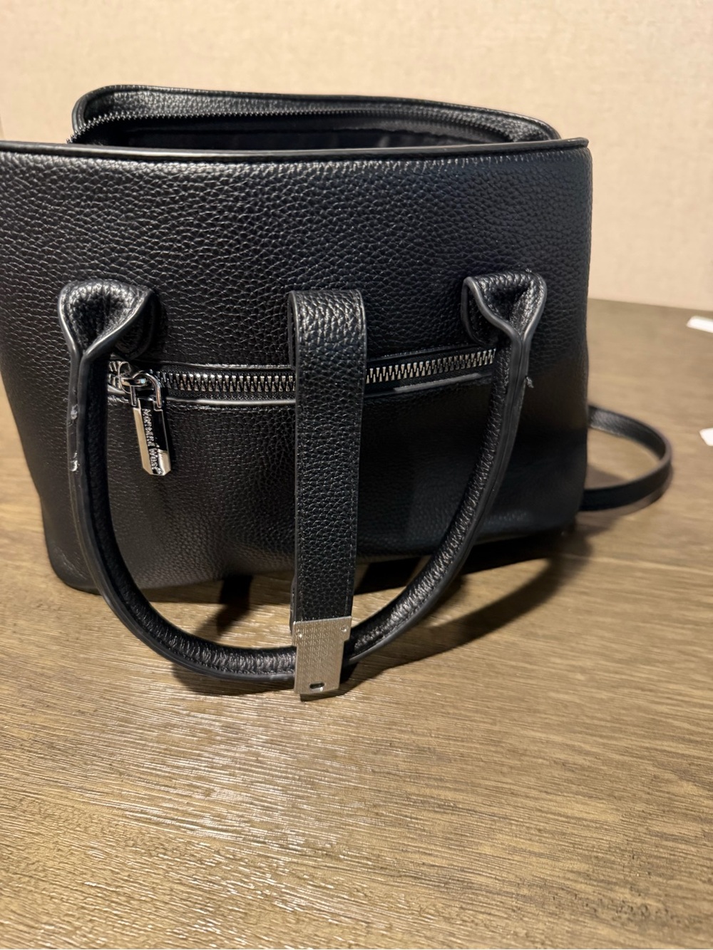 Montana west Black Leather Crossbody Bag . - Picture 4 of 13